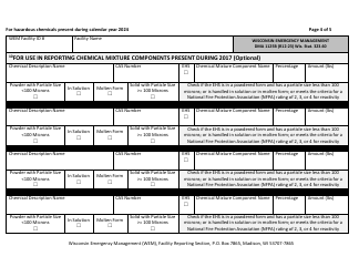 DMA Form 1125B Wisconsin Batch Plant Emergency Response &amp; Hazardous Chemical Report - Wisconsin, Page 4