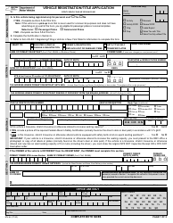 Document preview: Form MV-82 Vehicle Registration/Title Application - New York