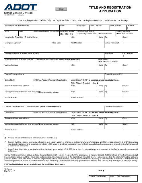 Form 96-0236  Printable Pdf