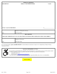 Form 1DC10 Complaint for Return of Personal Property (Replevin); Summons - Hawaii, Page 2