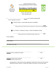 Application for Eligibility - Wyoming Medication Donation Program - Wyoming, Page 7