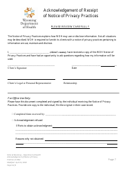 Application for Eligibility - Wyoming Medication Donation Program - Wyoming, Page 8