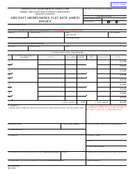Document preview: WS Form 202 Aircraft Maintenance Flat Rate (Amfr) Invoice