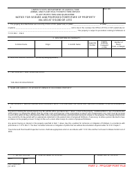 PPQ Form 624 Notice for Seizure and Proposed Forfeiture of Property Valued at $10,000 or Less, Page 2