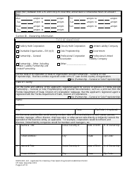 Form DBPR-DDC-222 Application for Veterinary Prescription Drug Retail Establishment Permit - Florida, Page 4