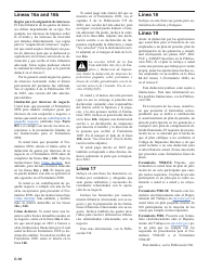 Instrucciones para IRS Formulario 1040 Anexo C Ganancias O Perdidas De Negocios (Spanish), Page 10