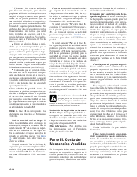 Instrucciones para IRS Formulario 1040 Anexo C Ganancias O Perdidas De Negocios (Spanish), Page 18