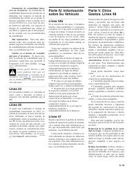 Instrucciones para IRS Formulario 1040 Anexo C Ganancias O Perdidas De Negocios (Spanish), Page 19