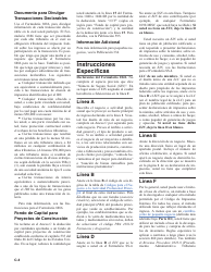 Instrucciones para IRS Formulario 1040 Anexo C Ganancias O Perdidas De Negocios (Spanish), Page 4