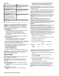 Instructions for IRS Form 990 Schedule C Political Campaign and Lobbying Activities, Page 7