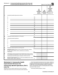 Instructions for IRS Form 990 Schedule H Hospitals, Page 18