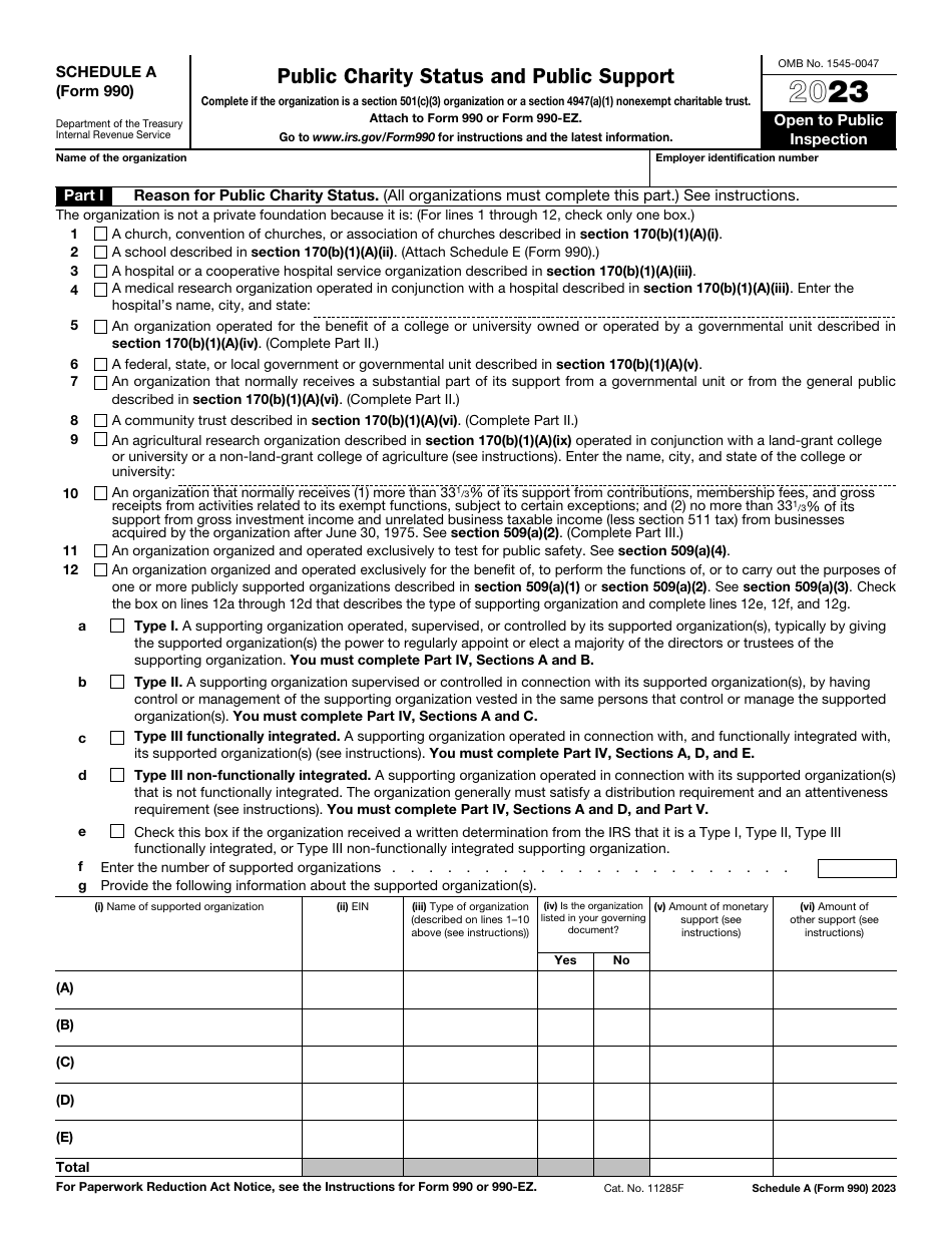 IRS Form 990 Schedule A Download Fillable PDF Or Fill Online Public what-exempt-organizations-need-to-know-about-form-990-t