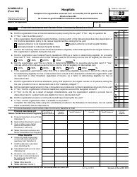 Document preview: IRS Form 990 Schedule H Hospitals