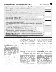 Instructions for IRS Form 1040 Schedule D Capital Gains and Losses, Page 14