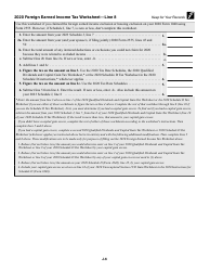 Instructions for IRS Form 1040 Schedule J Income Averaging for Farmers and Fishermen, Page 6