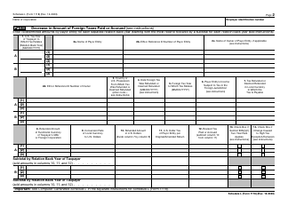 IRS Form 1118 Schedule L Foreign Tax Redeterminations, Page 2