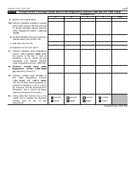 IRS Form 1120-F Schedule P List of Foreign Partner Interests in Partnerships, Page 2