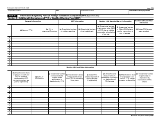 IRS Form 1120-S Schedule K-3 Shareholder&#039;s Share of Income, Deductions, Credits, Etc. - International, Page 13