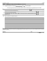 IRS Form 8868 Application for Extension of Time to File an Exempt Organization Return or Excise Taxes Related to Employee Benefit Plans, Page 2