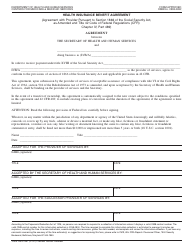 Document preview: Form CMS-1561 Health Insurance Benefit Agreement
