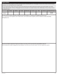 Form NWT9356 Application for Mentor-Apprentice Program - Northwest Territories, Canada, Page 3