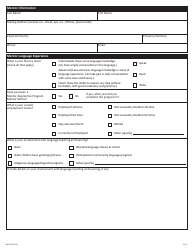 Form NWT9356 Application for Mentor-Apprentice Program - Northwest Territories, Canada, Page 4