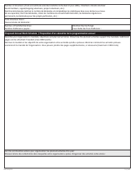 Form NWT9424 Application for Arts Operating Fund - Northwest Territories, Canada (English/French), Page 2
