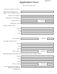 Attachment 1 Rfa Doula Services Pilot Application Form - Tennessee