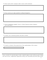 Attachment 1 Rfa Doula Services Pilot Application Form - Tennessee, Page 4