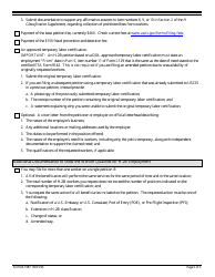 USCIS Form M-1087 Optional Checklist for Form I-129 H-2b Filings, Page 2