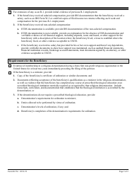 USCIS Form M-736 Optional Checklist for Form I-129 R-1 Filings, Page 2
