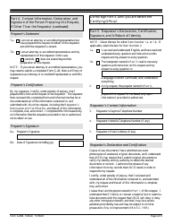 USCIS Form G-884 Request for the Return of Original Documents, Page 4