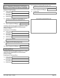 USCIS Form G-884 Request for the Return of Original Documents, Page 5