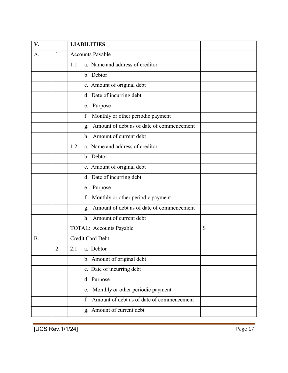Statement of Net Worth - New York, Page 17
