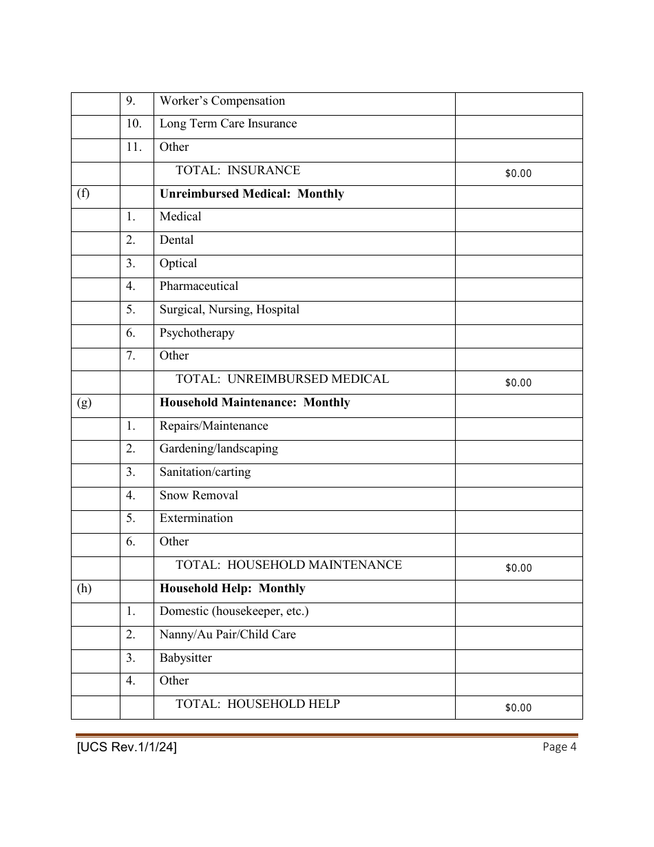 Statement of Net Worth - New York, Page 4