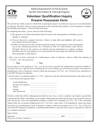 Volunteer Instructor Application Form - Hunter Information &amp; Training Program - Alaska, Page 4