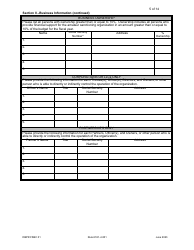 Form DBPR FSBC01 Application for Amateur Sanctioning Organization - Florida, Page 5