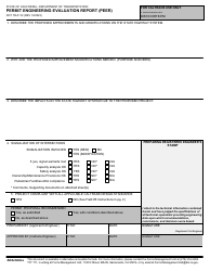 Document preview: Form DOT TR-0112 Permit Engineering Evaluation Report (Peer) - California