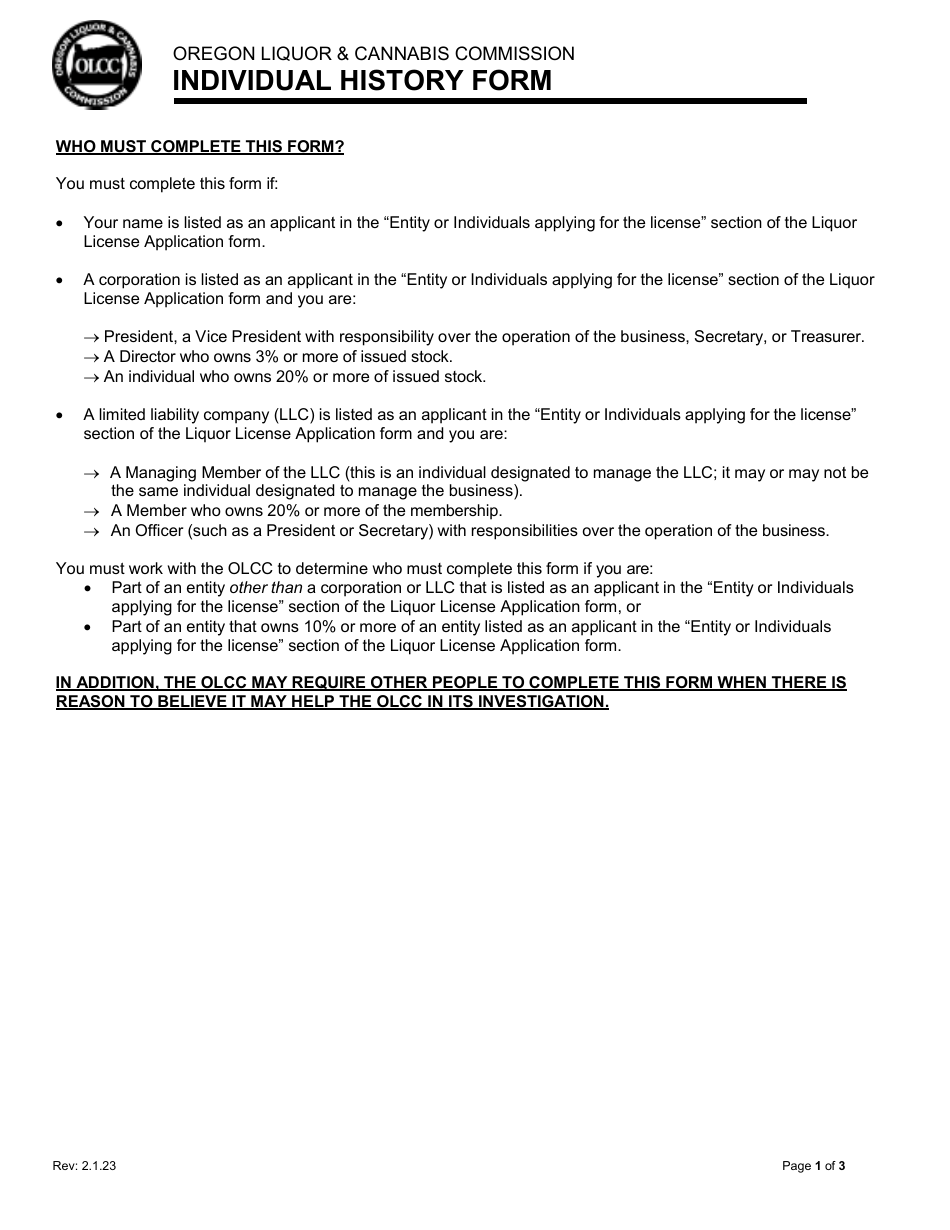 Change in Corporate Officers, Directors or Stockholders in Current Corporation - Oregon, Page 4