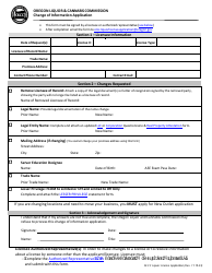 Change From Individual Licensee to Limited Liability Company - Oregon, Page 2