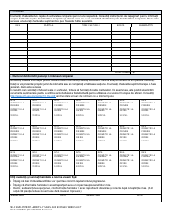 DSHS Form 07-098 Self Employment - Monthly Sales and Expense Worksheet - Washington (Romanian), Page 2