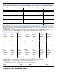 DSHS Form 07-098 Self Employment - Monthly Sales and Expense Worksheet - Washington (Trukese), Page 2
