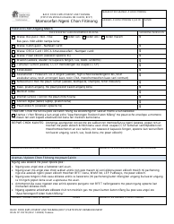 Document preview: DSHS Form 07-103 Basic Food Employment and Training (Bfet) Participant Reimbursement - Washington (Trukese)