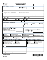 Document preview: DSHS Form 10-570 Intake and Referral - Washington