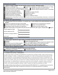 DSHS Formulario 11-022 Solicitud De Servicios De Rehabilitacion Vocacional - Washington (Spanish), Page 2