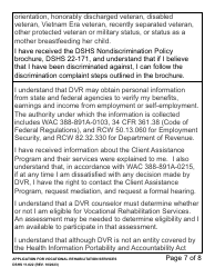 DSHS Form 11-022 Application for Vocational Rehabilitation Services (Large Print) - Washington, Page 7