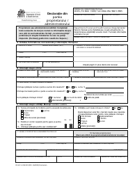 Document preview: DSHS Form 14-224 Statement From Landlord/Manager - Washington (Romanian)