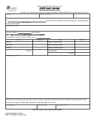 Document preview: DSHS Form 18-720 Client Responsibility Notice - Washington (Amharic)