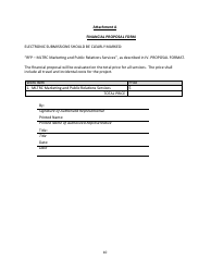 Small Procurement - Request for Proposals - Consultant Services - Marketing and Public Relations - Maryland, Page 10