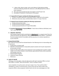 Small Procurement - Request for Proposals - Consultant Services - Marketing and Public Relations - Maryland, Page 5